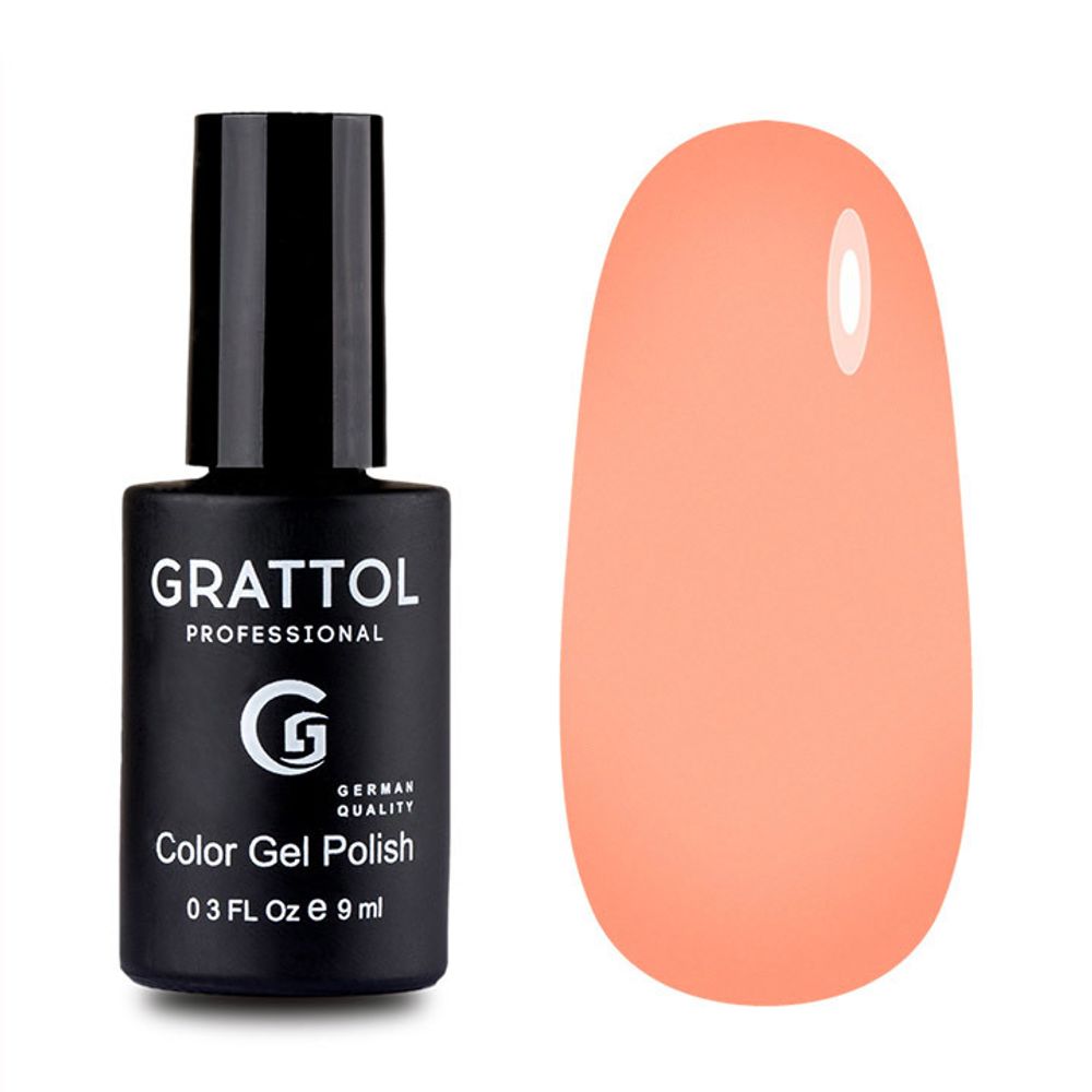 Grattol Гель-лак Color №120 Sunny Orange, 9мл
