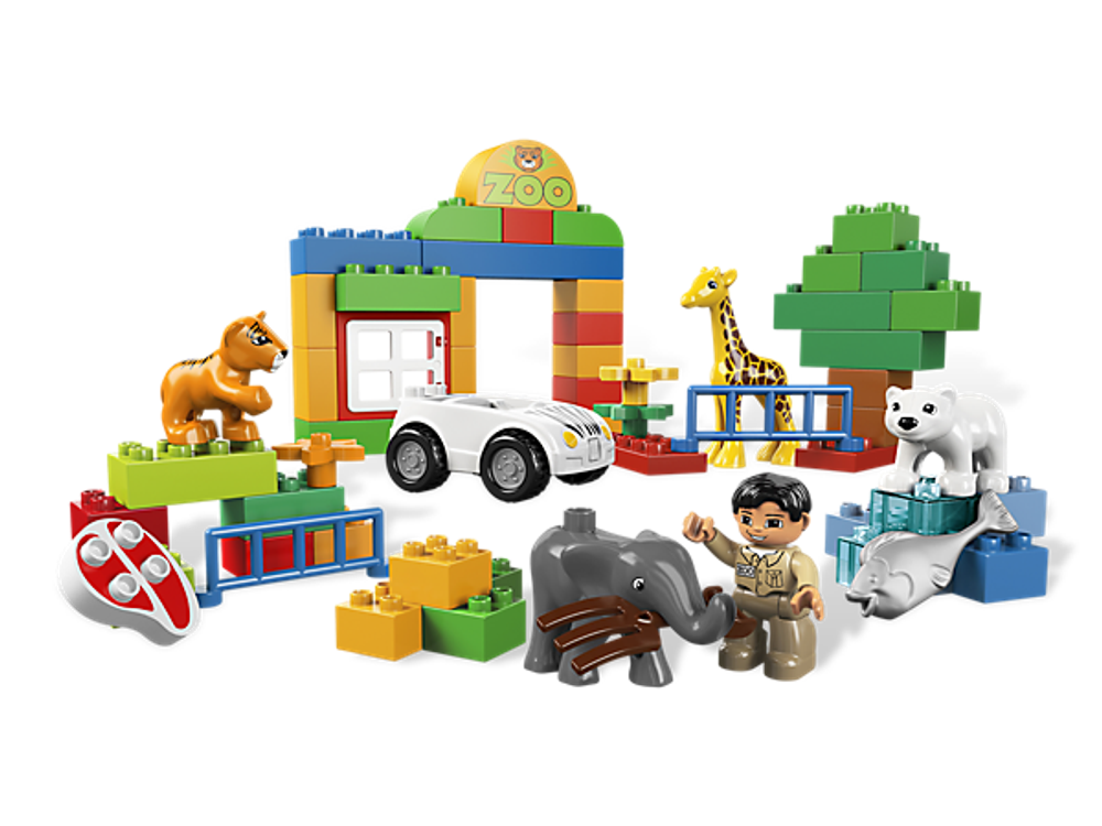 LEGO Duplo: Мой первый зоопарк 6136 — My First Zoo — Лего Дупло