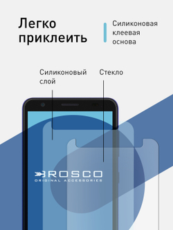 Защитное стекло ROSCO для ZTE Blade A3 2020;ZTE Blade A31 оптом (арт. ZTE-BA3(20)-SP-GLASS)