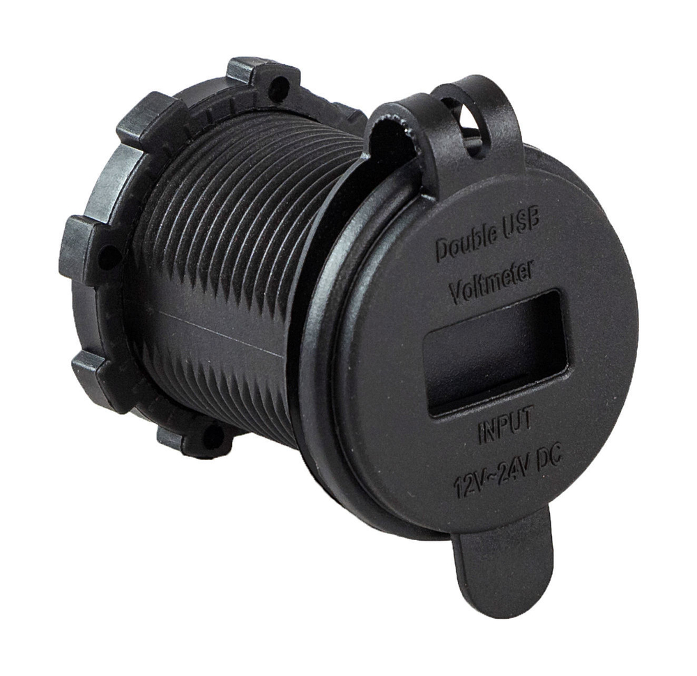 Разъем USB 5В 4.2А и вольтметр 5-30В