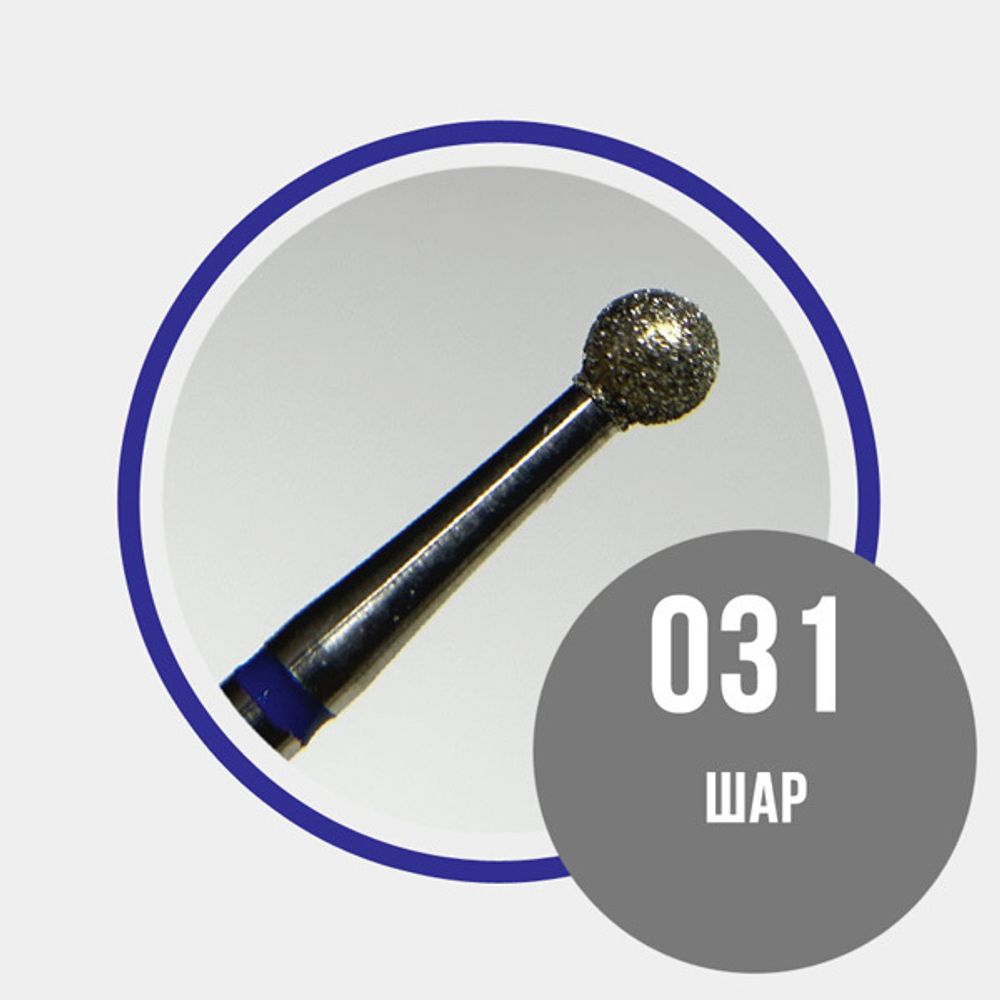 Grattol Premium Фреза Шар 031 синяя