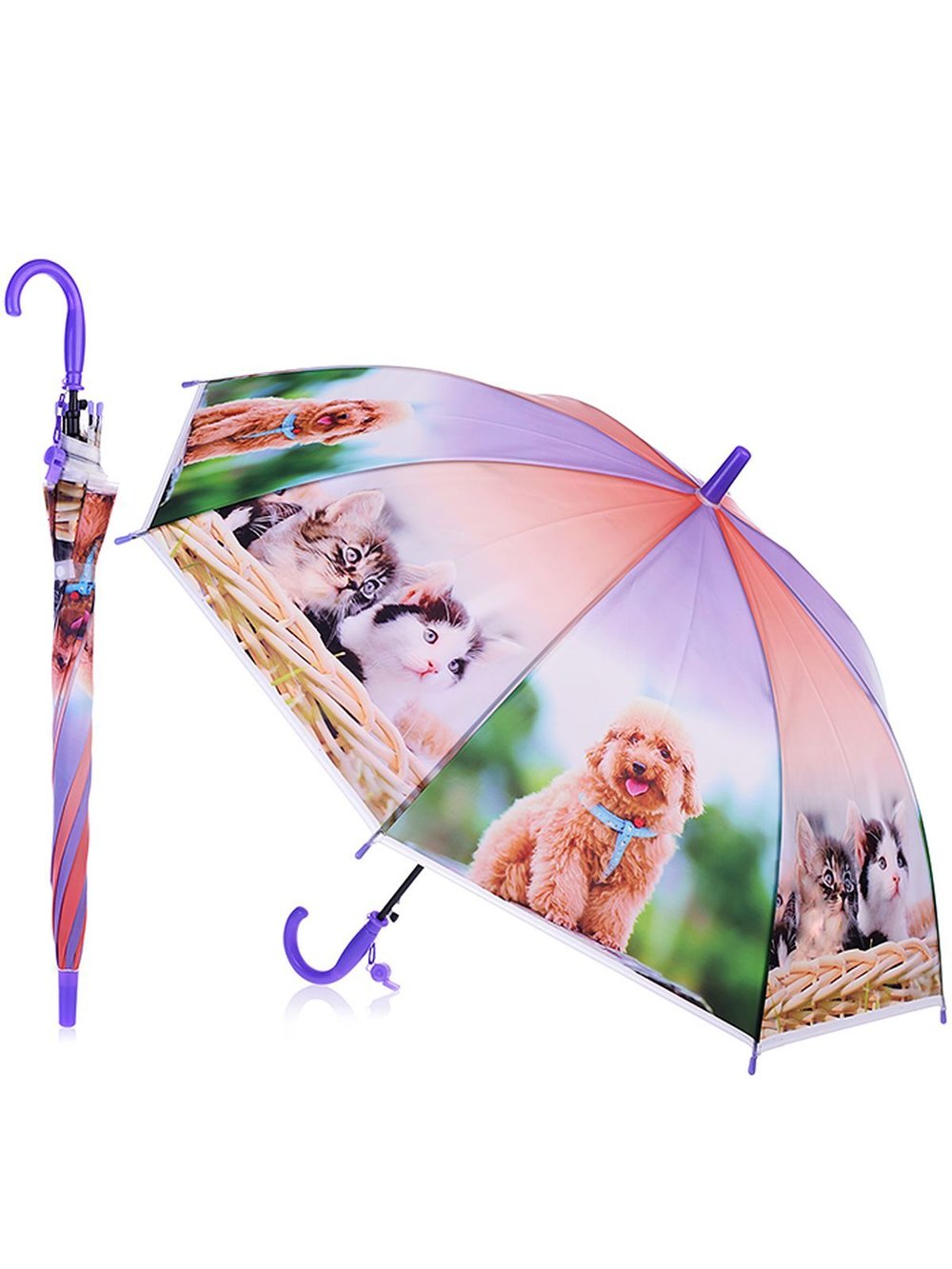 Зонт детский с рисунком милые друзья