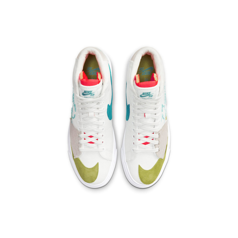 Кроссовки Nike Blazer Mid Edge SB Orange Aqua