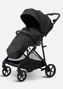 Peppy Коляска прогулочная Amici (Black) рама Black