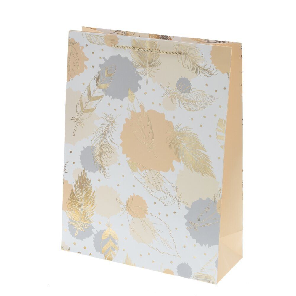 GAEM Пакет подарочный L (бумага 210г/м2, блок микс 12шт), L31 W12 H40 см, 4в.