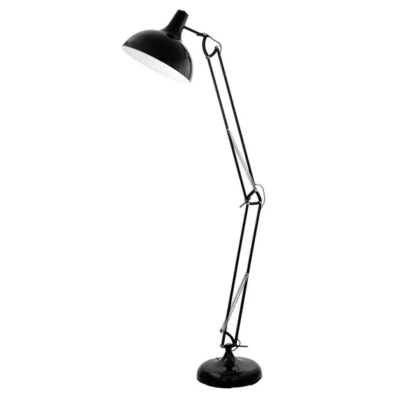 Торшер BORGILLIO 1x60Вт E27, чёрный 38x38x190 см