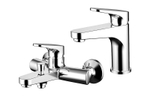 Набор смесителей для ванны и умывальника Bravat Eler, хром (F191238CP-SET)