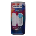 Мастурбатор с шариком внутри Fantasy ball (Цвет: белый)