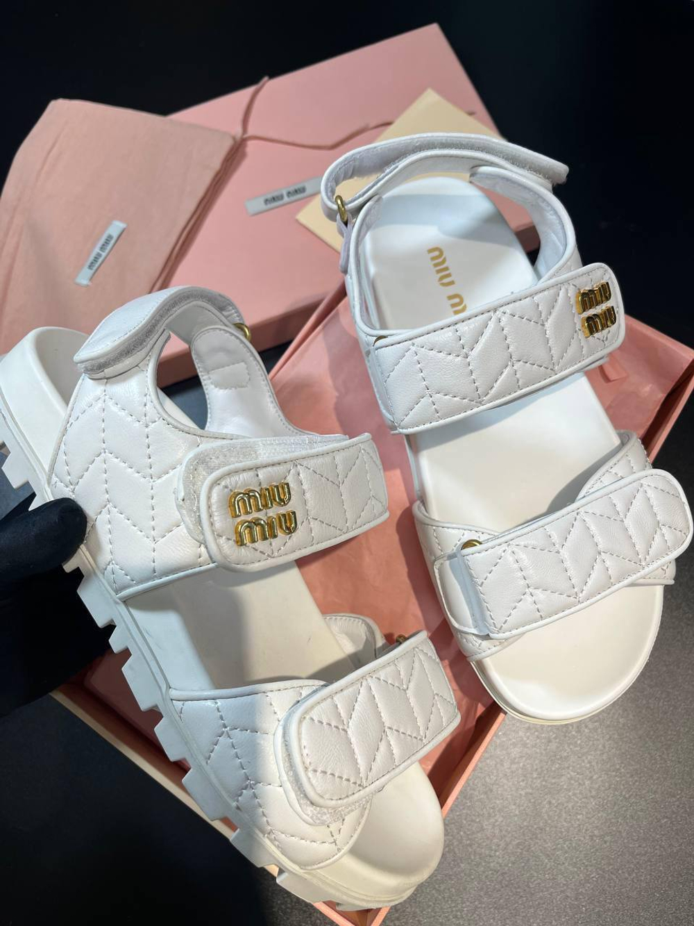 Сандалии MIU MIU