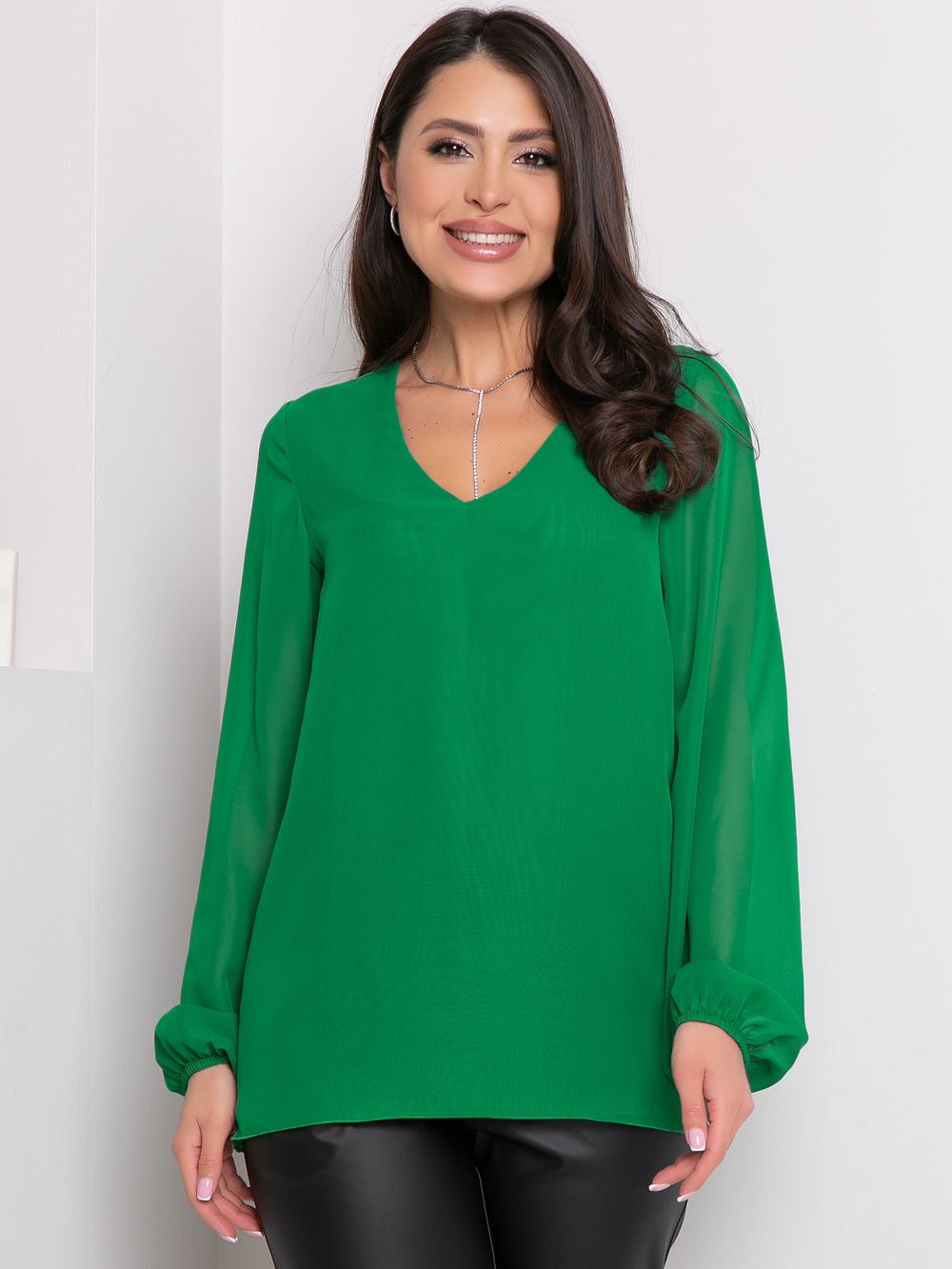 Блуза Феличита (верде) Diolche