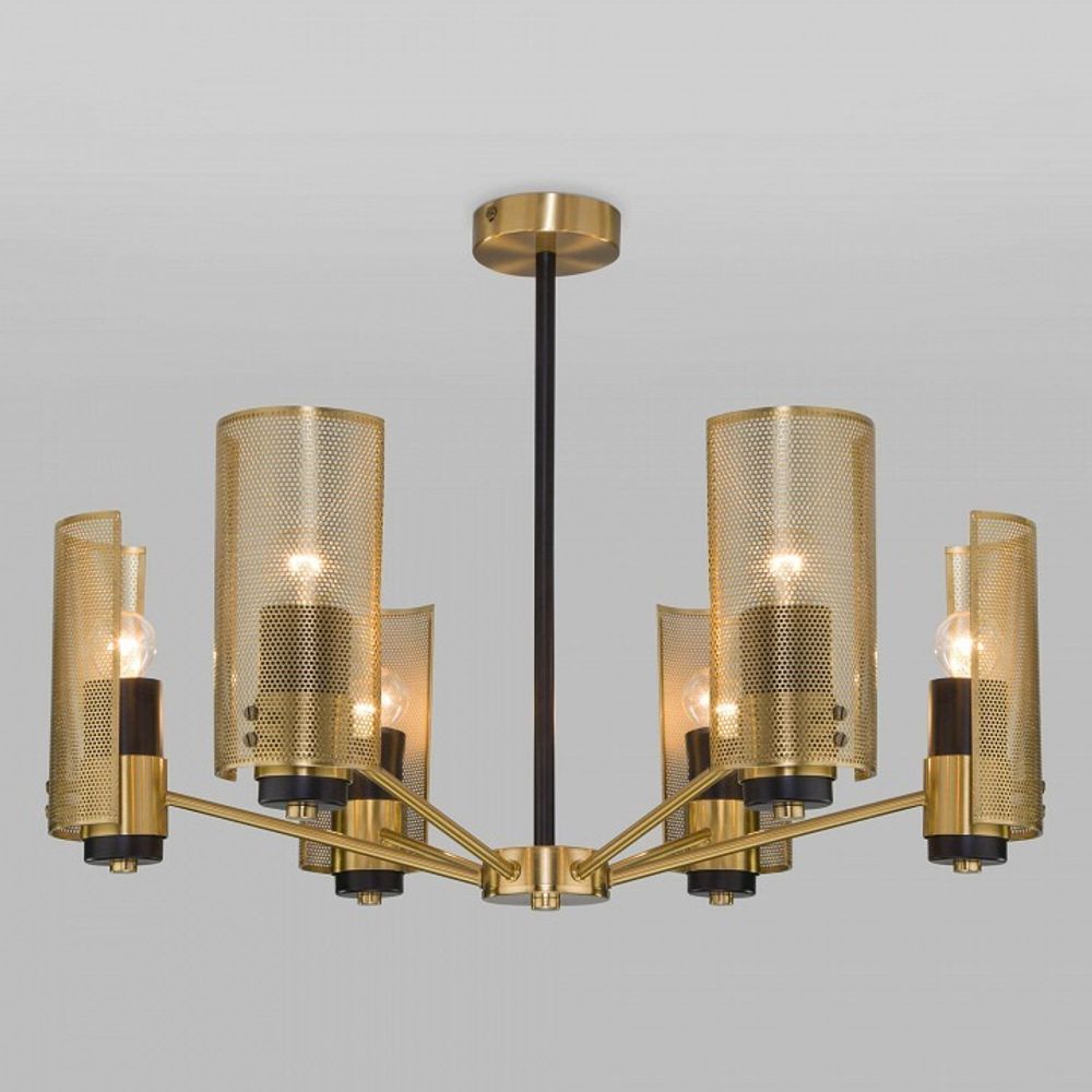 Люстра на штанге Eurosvet Grino 70139/6 латунь