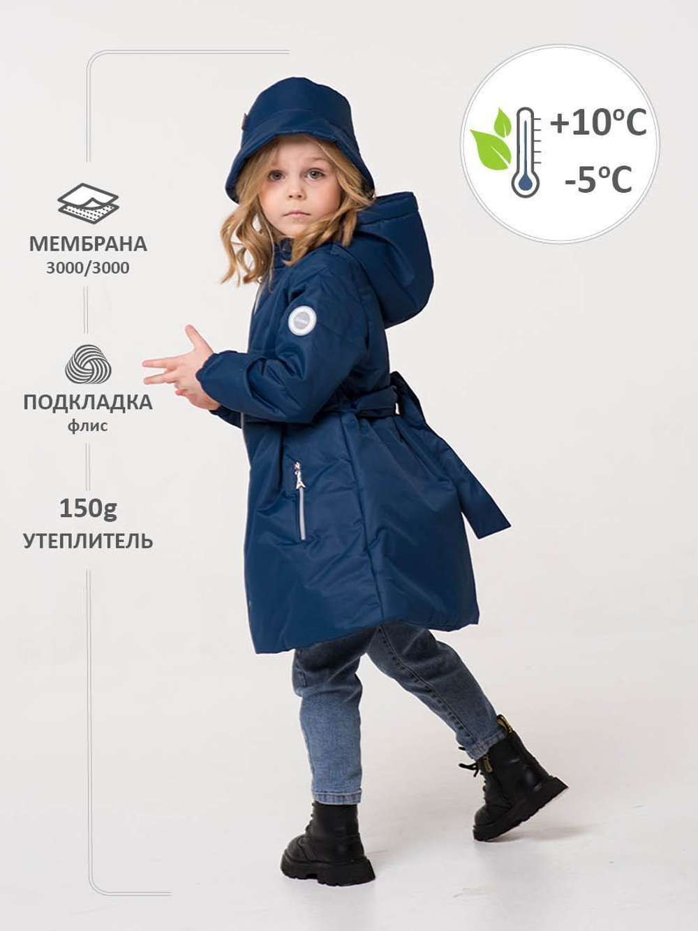Пальто демисезонное мембрана