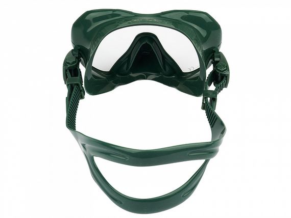 Набор маска+трубка в сумке Sargan Сталкер-Н зеленый/черный