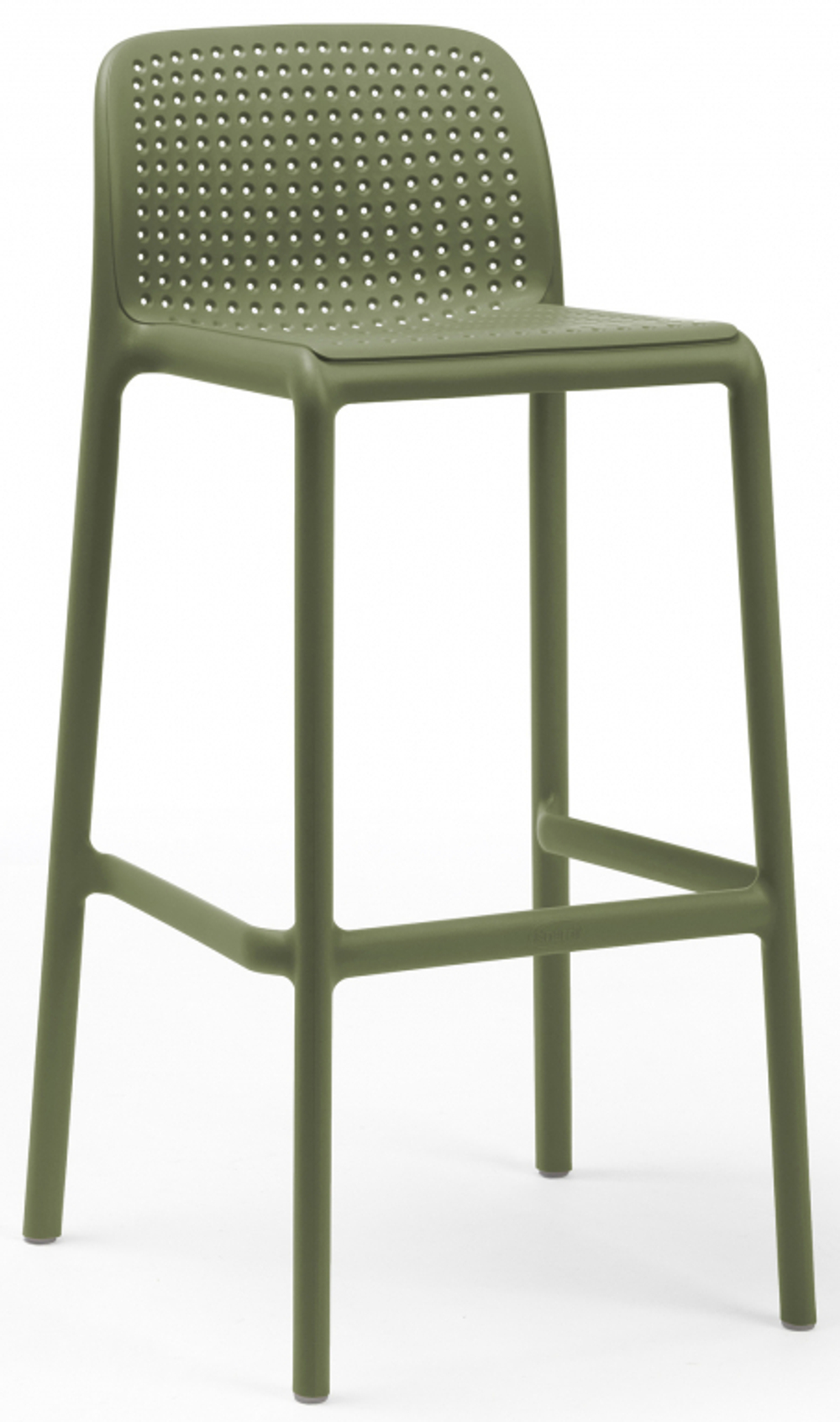 Стул пластиковый барный Nardi Lido, агава