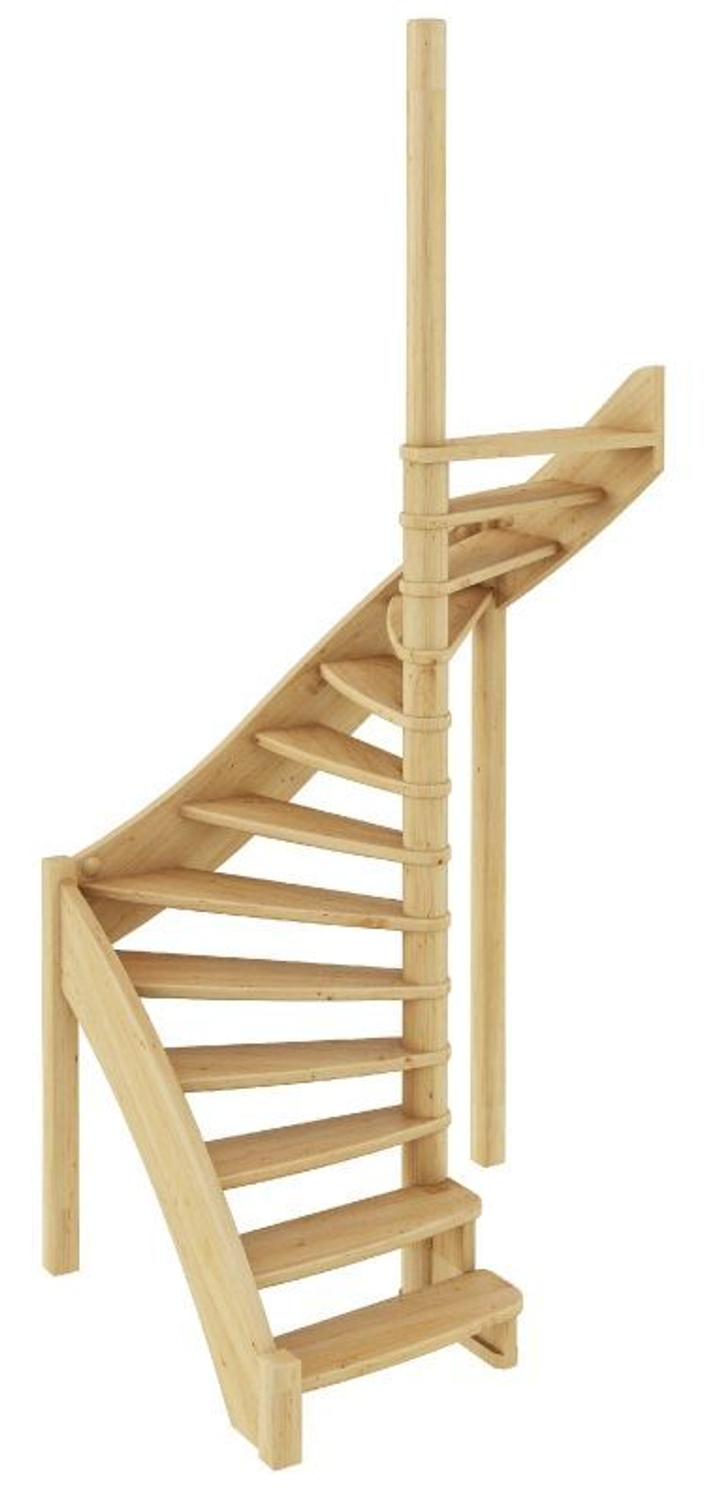 Лестница на второй этаж ЛС-01м Правая