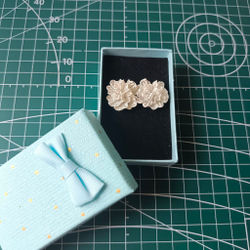 Серьги-пуссеты Ромашки