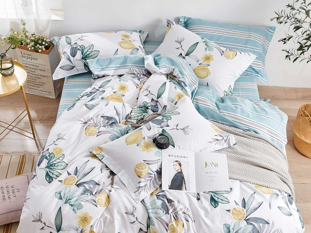 Постельное белье 2 спальное евро Asabella 1492-6/180