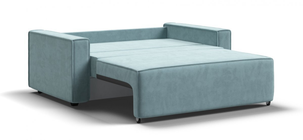 Диван Норд двухместный Велюр Монолит аква