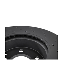 Диск тормозной передний перфорированный PRO-LINE с покрытием комплект MB W204/S204/W212 2.0-2.8I/2.2/2. GANZ GIJ06103S