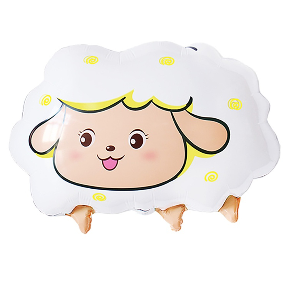 Шар Фольгированный Овечка белая (Белый)