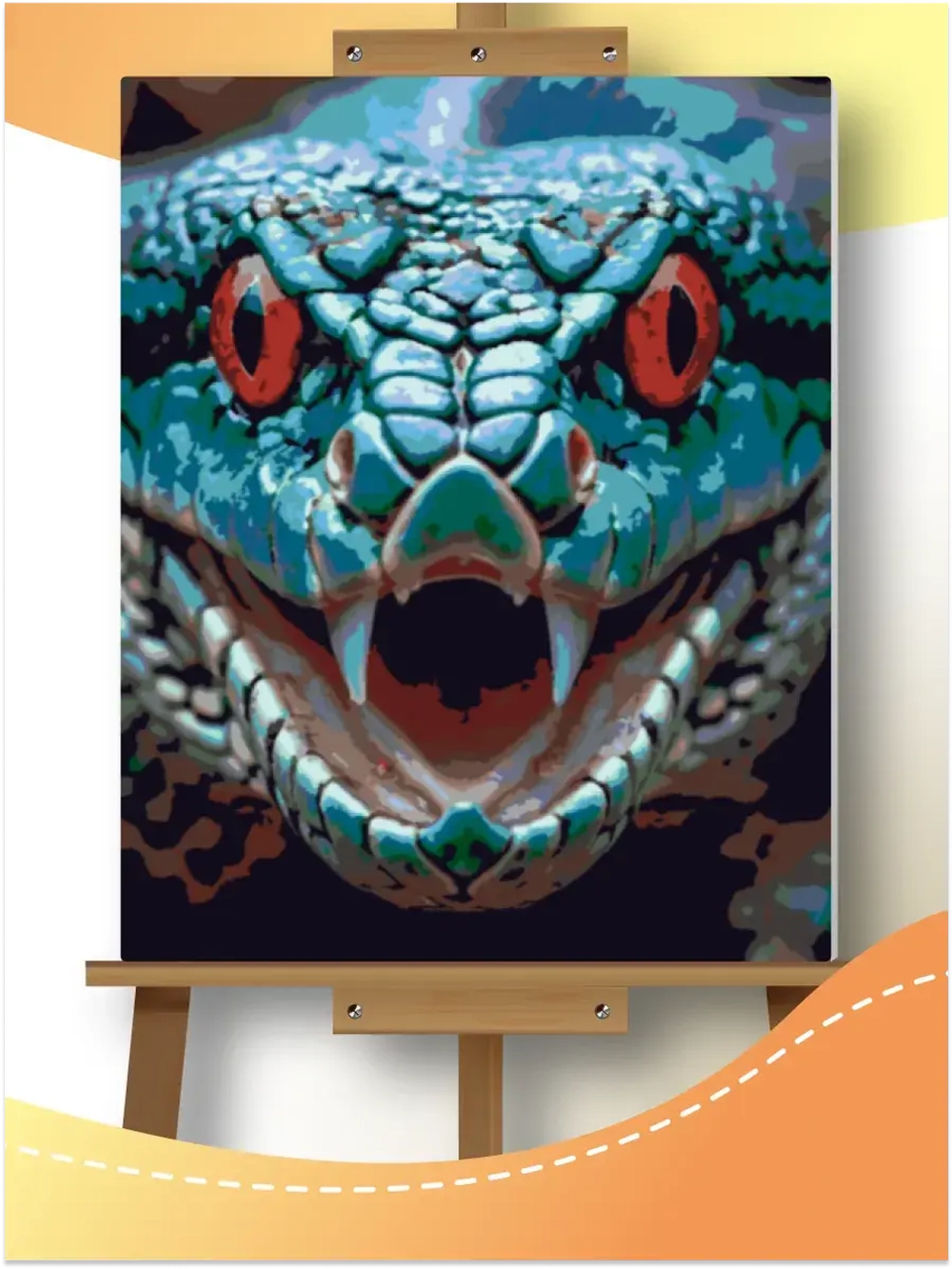 Картина по номерам Змея