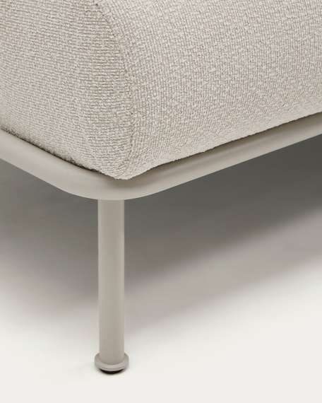 Диван Aurum 3-местный цвета экрю с откидным подголовником 234  см