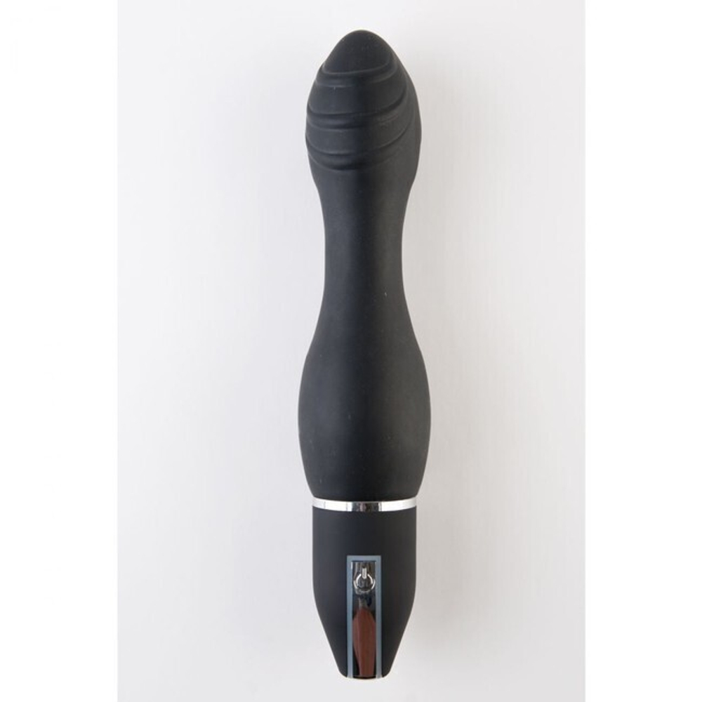 Супер мощный вибратор для фистинга (10 режимов) (Цвет: черный)