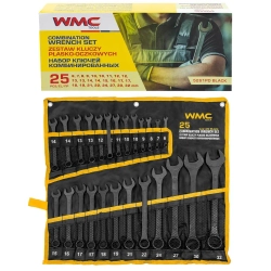 Набор ключей комбинированных 25пр. WMC TOOLS WMC-5261PD Black