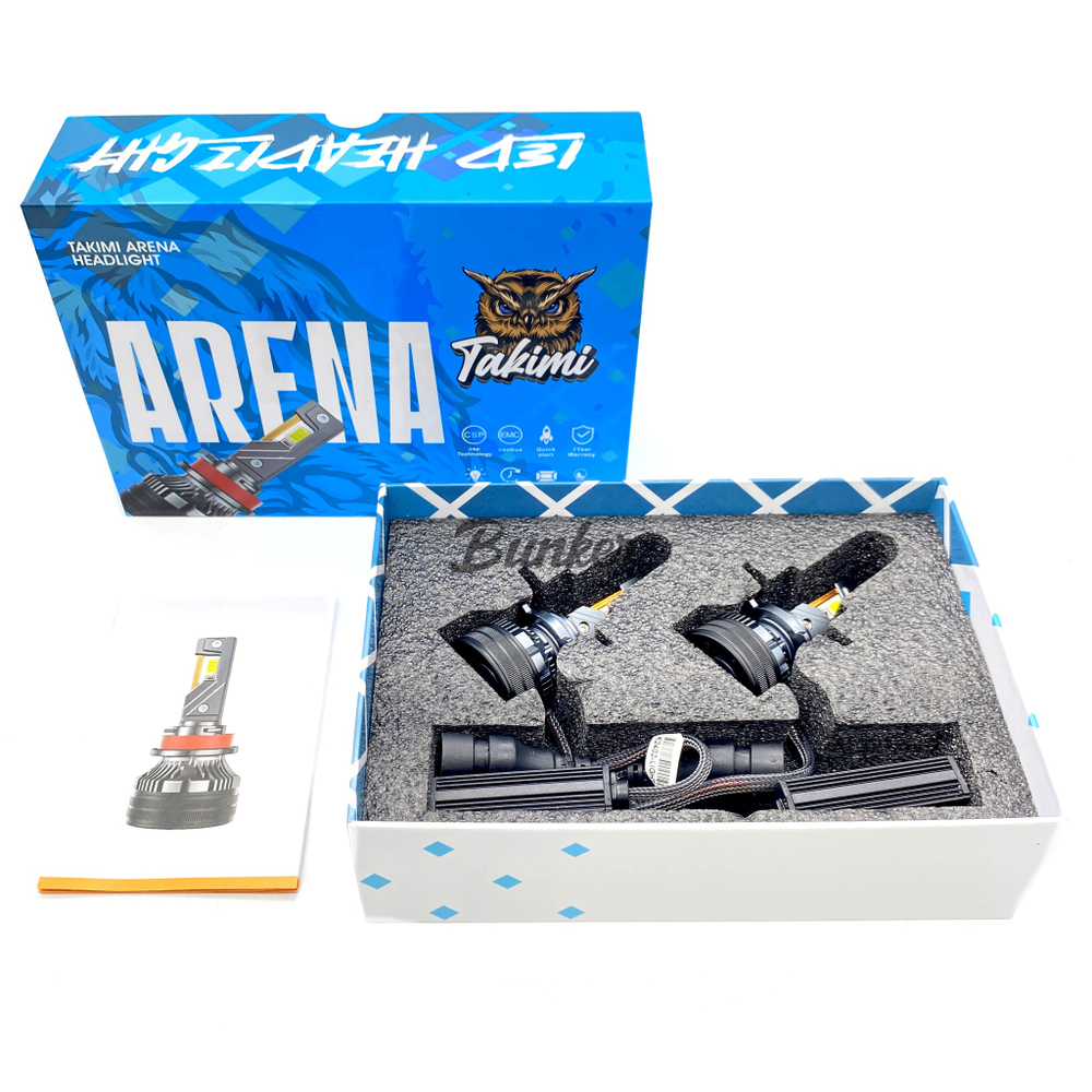 Светодиодные автомобильные LED лампы TaKiMi Arena HB4 (9006) 6000K 12V