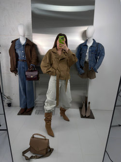 Куртка женская арт. 6796 цвет "кэмел"