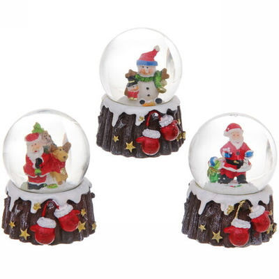 Сувенир Снежный шар «Волшебный пенёк» 5*7 см, микс