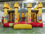 Коммерческий надувной батут "Замок дракона"