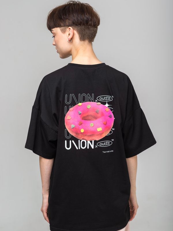Футболка Union Outfit Black Donut - фото 1