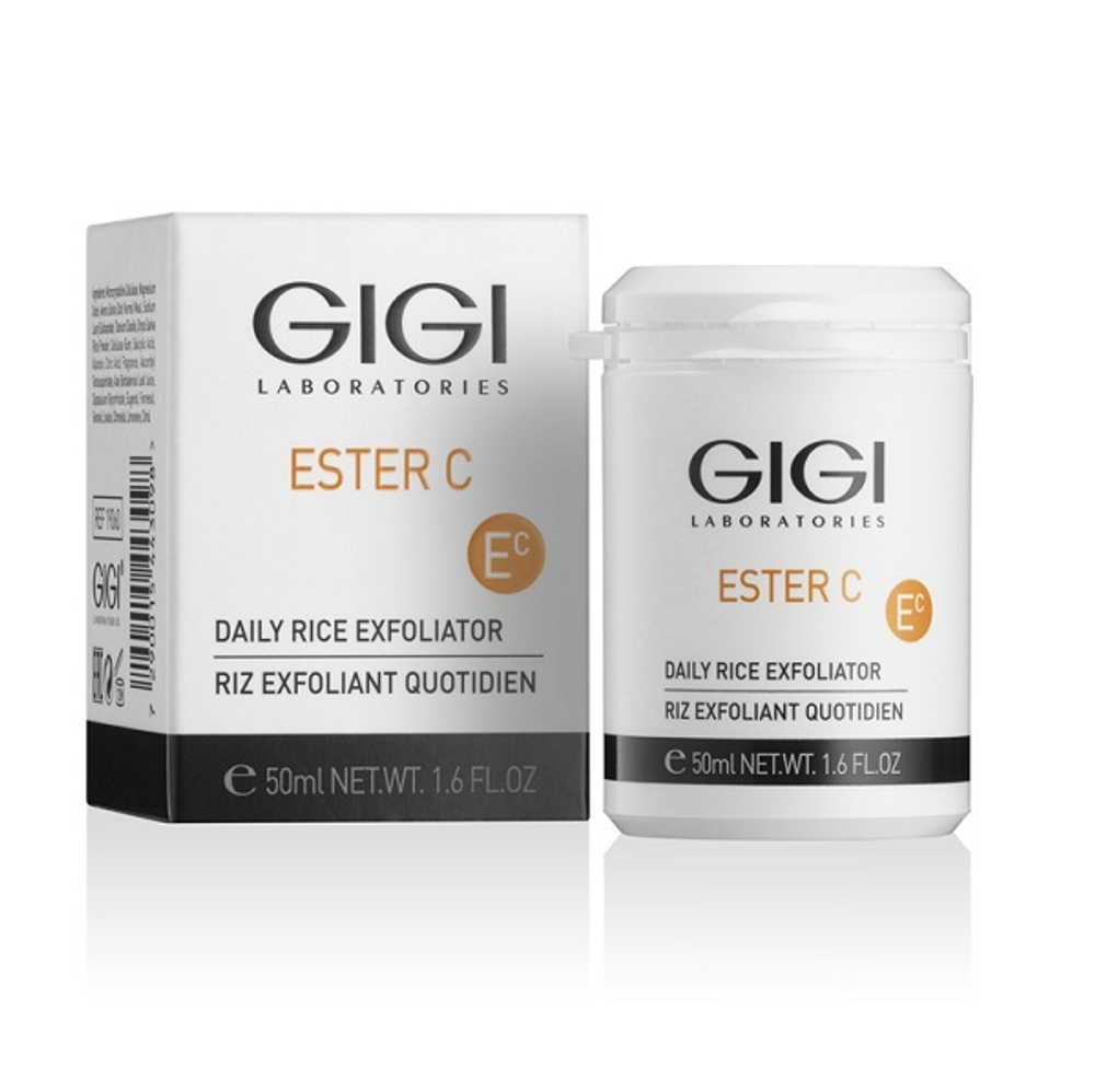 Эксфолиант для очищения и микрошлифовки кожи GiGi Ester C Daily Rice Exfoliator