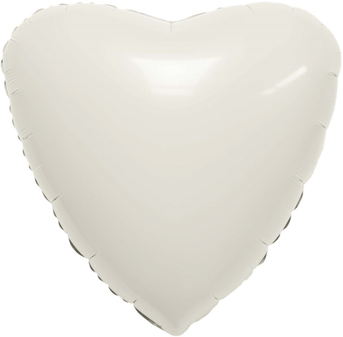 Ag (19''/48 см) Сердце, Мистик, Пудра, Сатин, 1 шт.