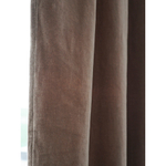 Штора из хлопкового бархата серого цвета из коллекции essential, 150х290 см