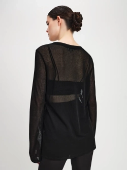 Лонгслив из полупрозрачной ткани OLA OLA