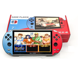Консоль игровая X12 Plus, 7 дюймов, 16/48 ГБ, 2000 игр, 8/16/32/128 бит, портативная приставка