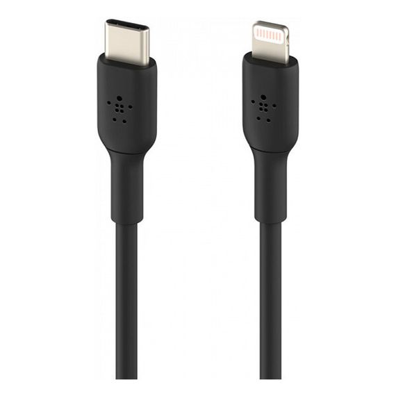 Кабель Belkin BoostCharge Lightning - USB-C 1м черный (CAA003BT1MBK)