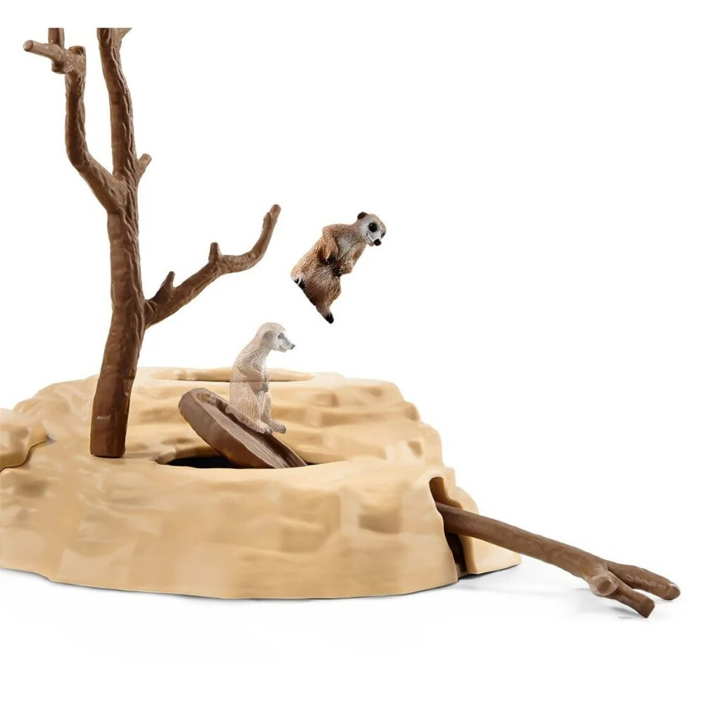 Schleich Дикая жизнь - Встреча с сурикатами 42595 / артикул   42595  / GTIN 4059433573434