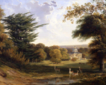 Картина Brookpace Fine Art Mereworth Castle & Park, Kent (120 x 95 см)