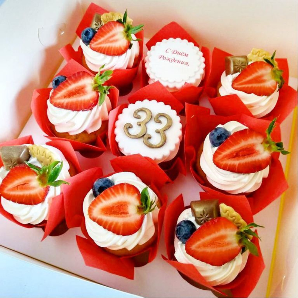 Форма бумажная «Тюльпан», 5х8 см (красный, 200 штук)