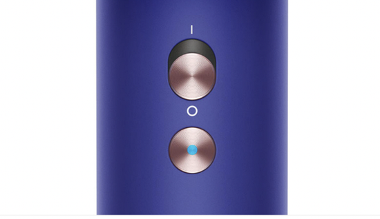 Фен Dyson Supersonic HD07, голубой/розовое золото + с подарочным кожаным чехлом ОАЭ