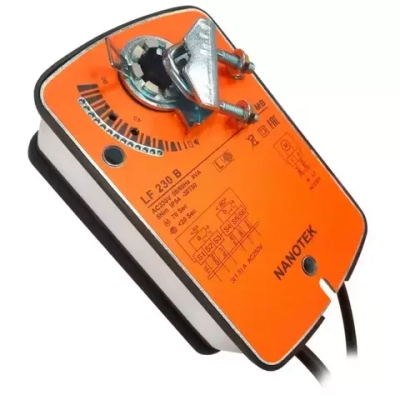 Электропривод NANOTEK LF 24-2.5 с возвратной пружиной