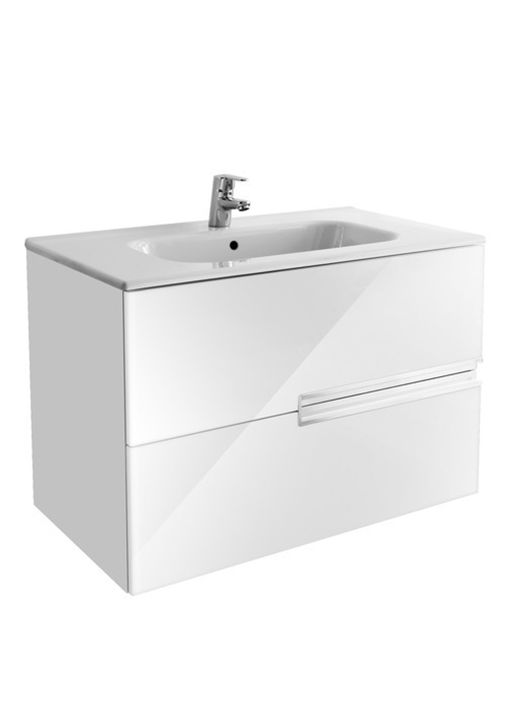 VICTORIA NORD ICE EDITION модуль для раковины, 2 ящика, 800 мм, белый глянец