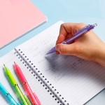 Карандаш механический DELI "Neonup", 0,5 мм, круглый корпус с ластиком, ассорти