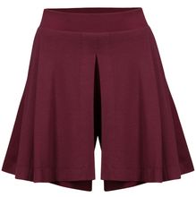 Бордовая юбка-шорты AMADEO