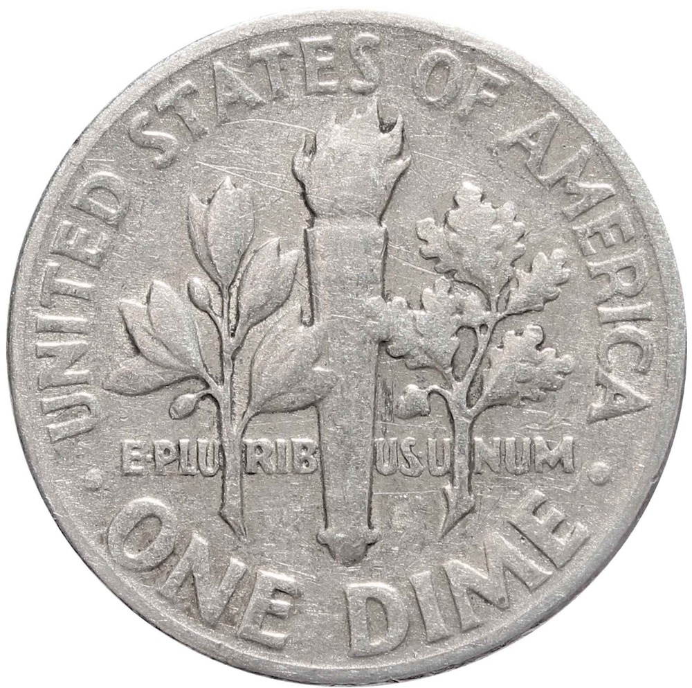 1 дайм (10 центов) 1947. США VF Серебро