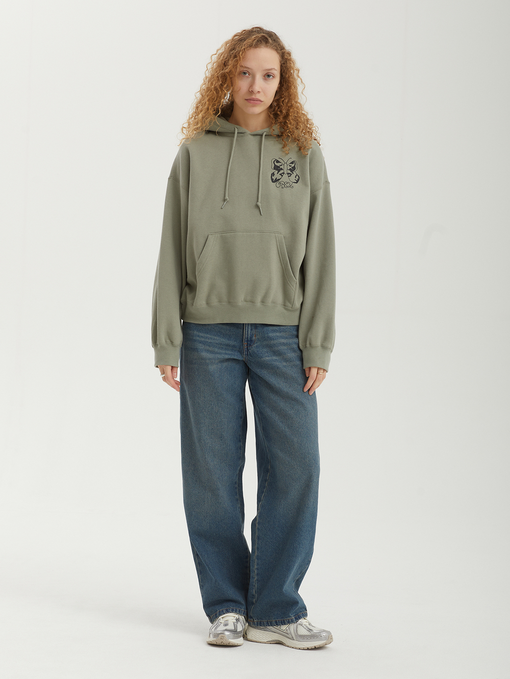 Женская Толстовка Butterfly Baggy Relaxed