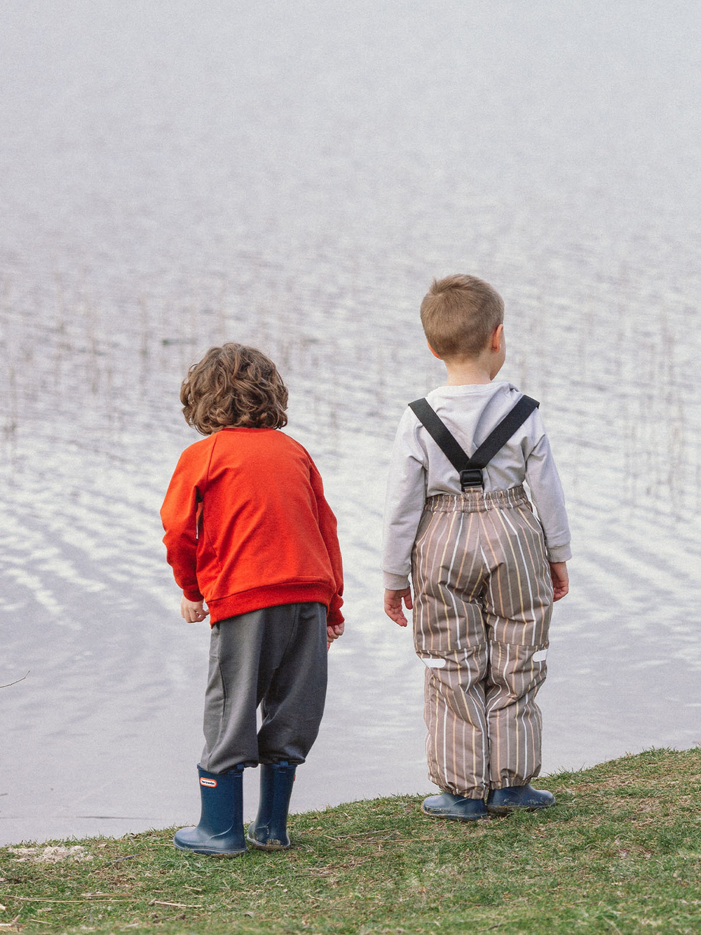 Брюки утеплённые Mjölk Cocoa Stripes, утеплитель 120гр/м2